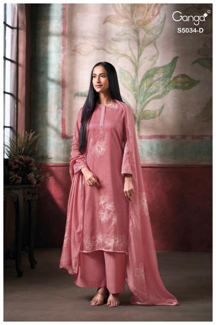 Ganga fenyra 5034 wholesale dress materials online